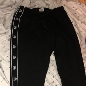 pink joggers/ sweatpants